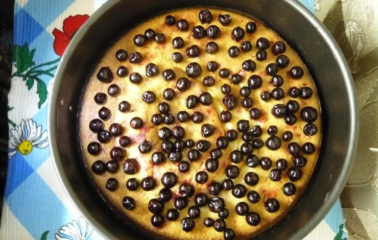 пошаговый рецепт пирога с замороженными ягодами