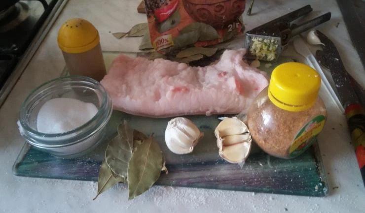 рецепт сала в тузлуке