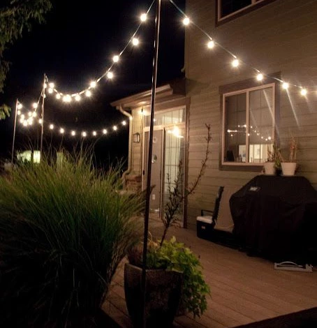 Подсветка из гирлянды