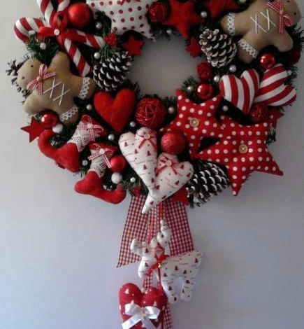 новогодний венок идеи