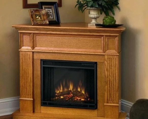 угловой электрокамин