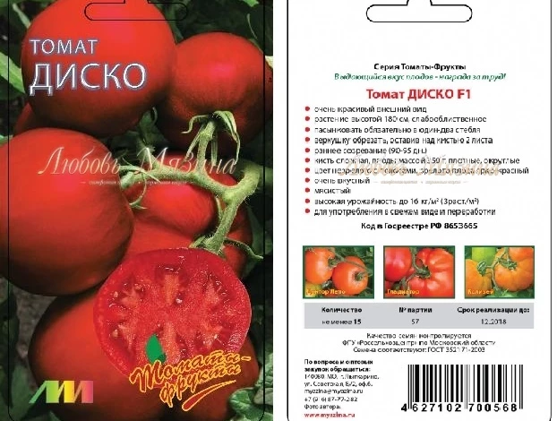 помидоры сорт диско