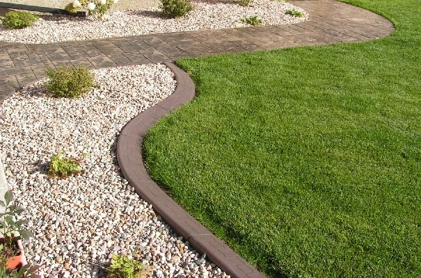 как сделать бордюр для газона своими руками