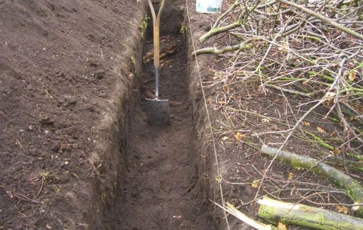 грядка траншея