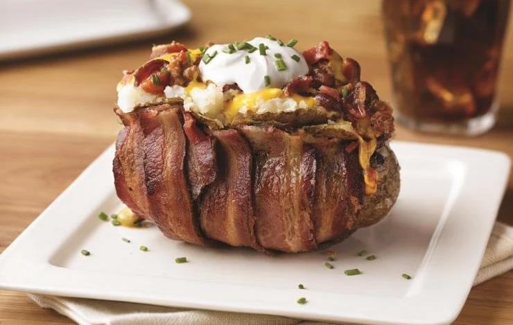 картофель в духовке фаршированный грибами