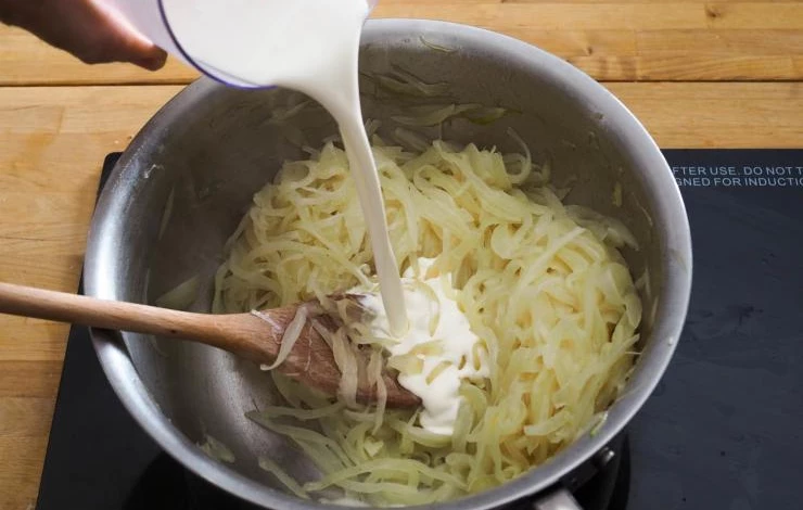 белый луковый соус простой рецепт