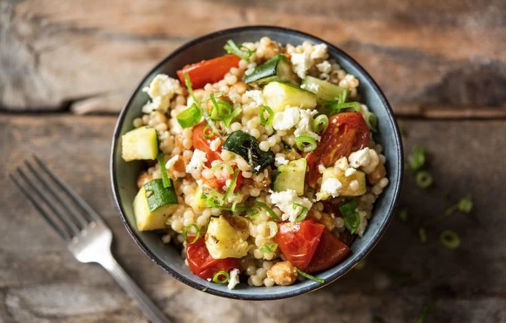 салат из кускуса цуккини помидоров и перца