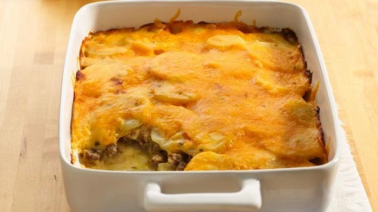 Картофельная запеканка с фаршем