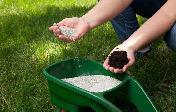 Удобрение газона