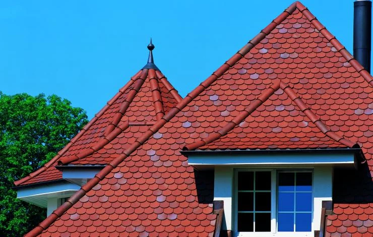 Крыша из черепицы