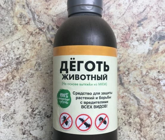 для чего нужен деготь в огороде