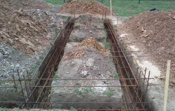 Как выкопать траншеи для ленточного фундамента