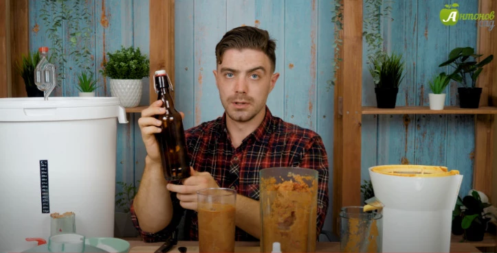 Бугельная пробка для сидра из яблок