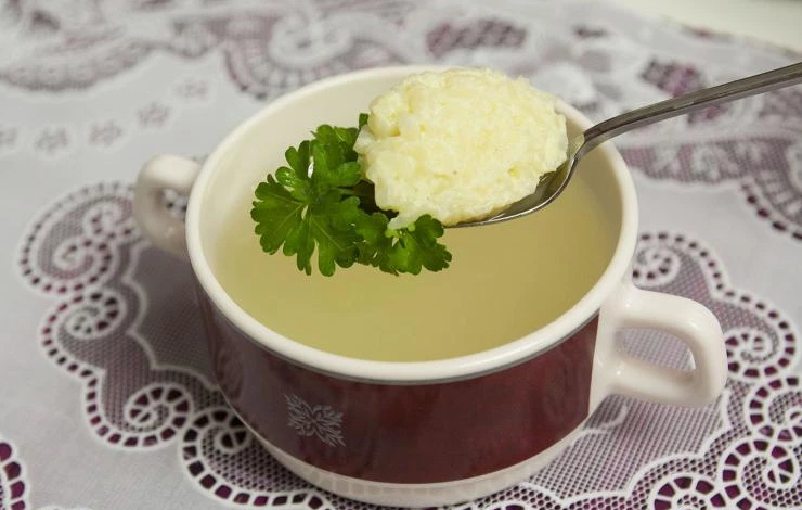 рецепт рыбного консоме с клецками