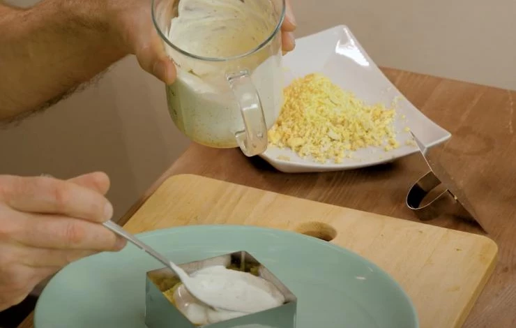 как готовить салат мимоза