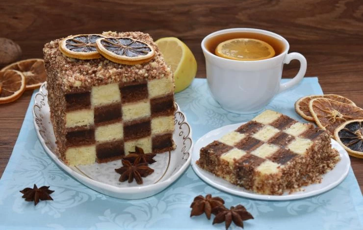 Шахматный кекс