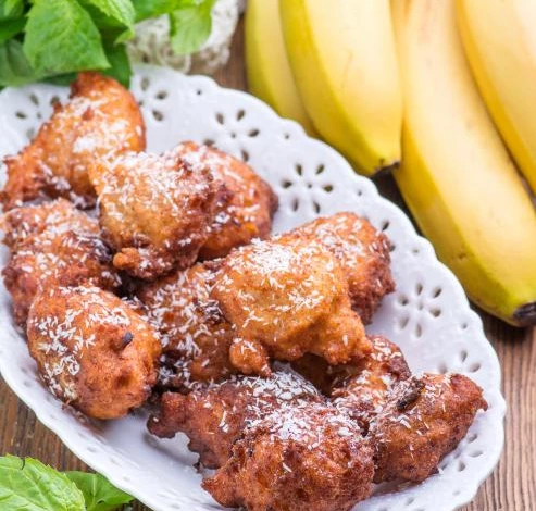 Пончики с бананом рецепты