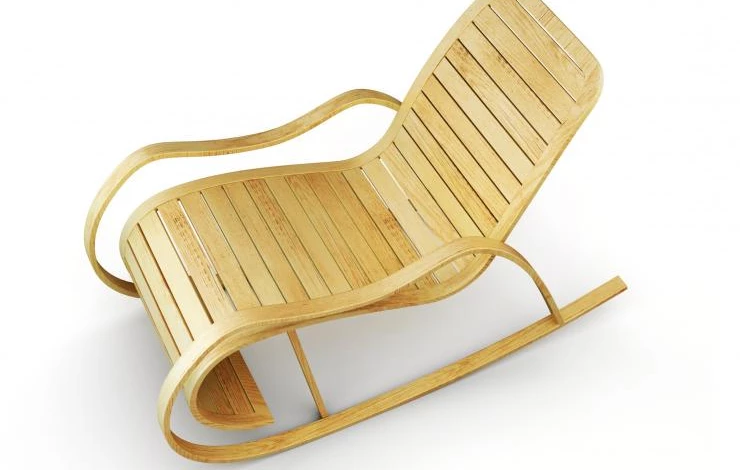 из чего сделать лежак-качалку