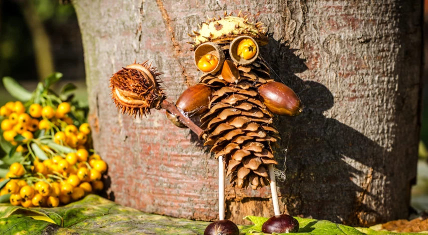 Творчество из шишек