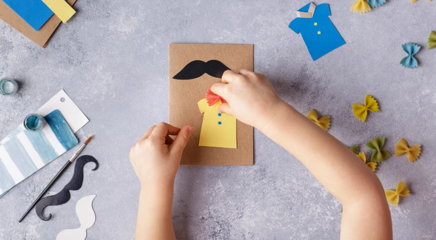 Самодельная открытка для дедушки