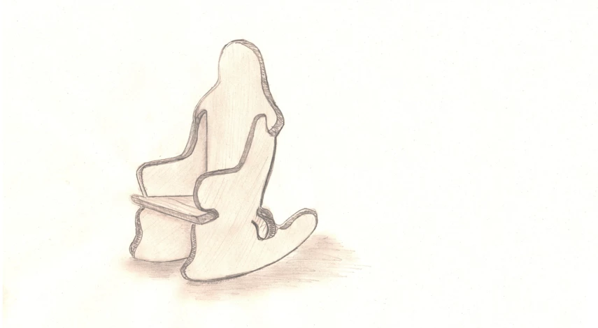 эскиз кресла-качалки