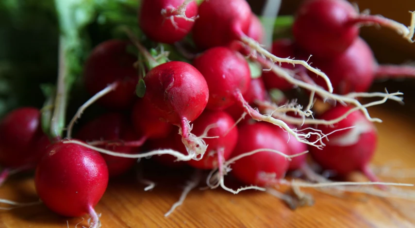 Редис на подоконнике