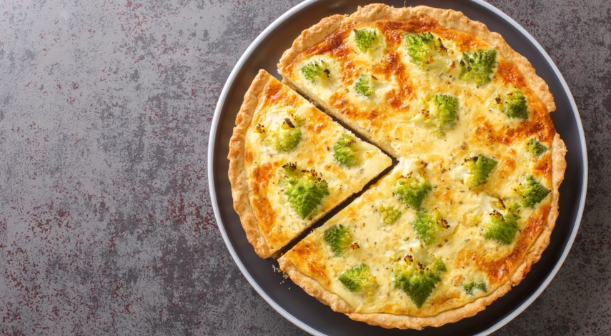 Пирог с брокколи