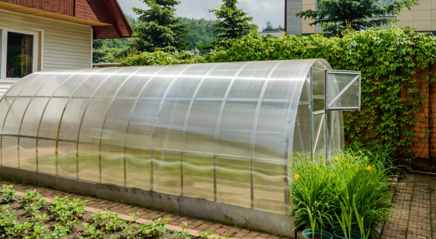 Теплица поликарбонатная