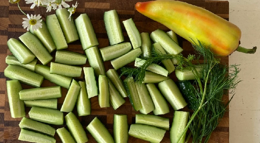 Заготовка огурцов в пакетах