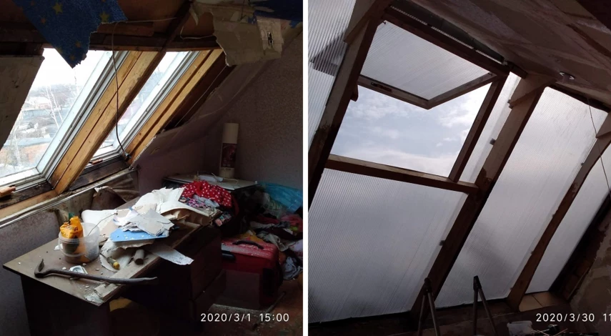 зимний сад на чердаке