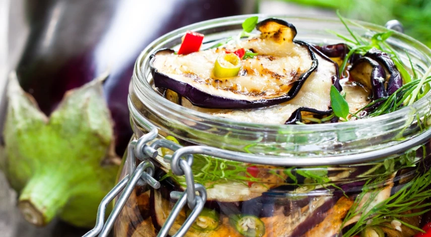 заготовка из баклажанов