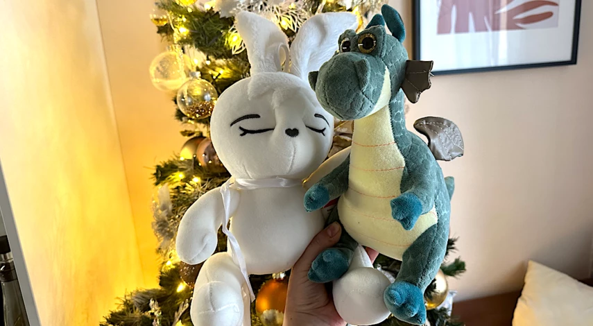 новогодняя игрушка дракон