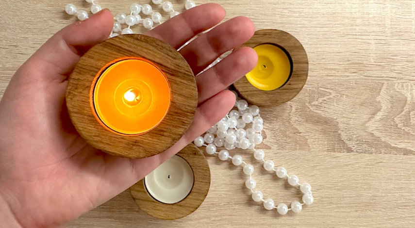 новогодние свечи