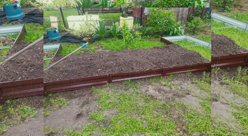 высокие грядки на даче