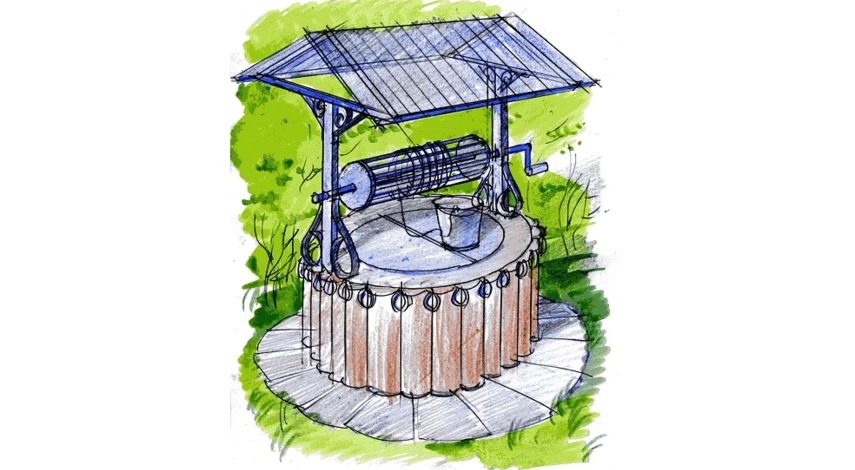 колодец на даче