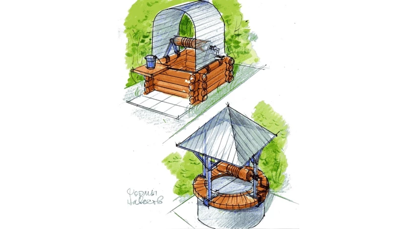 как сделать колодец на даче