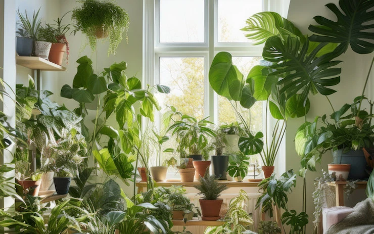 крупные комнатные растения