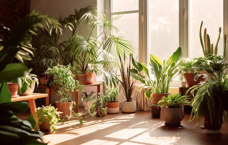 крупные комнатные цветы