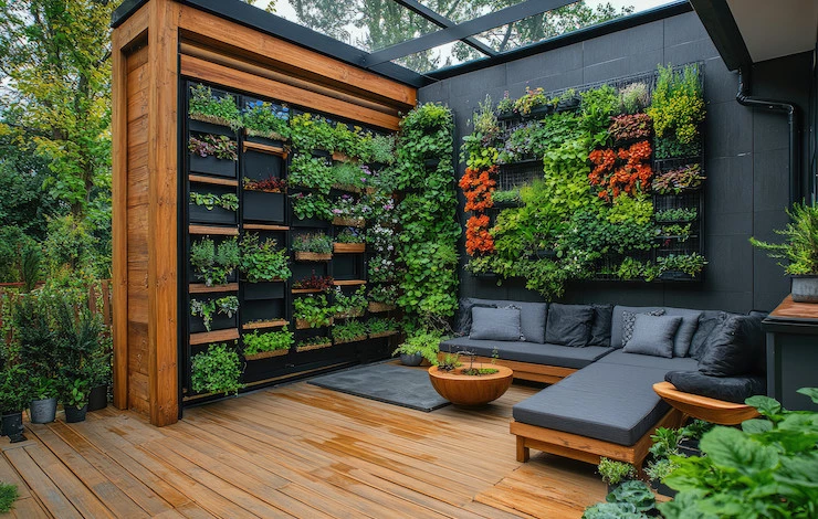 душистый горошек для вертикального озеленения