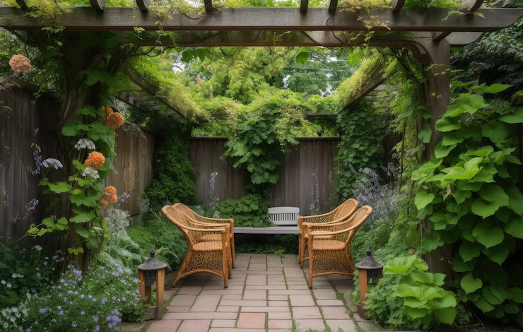 вертикальное озеленение фото