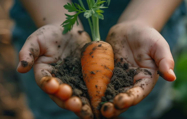 осенний посев моркови