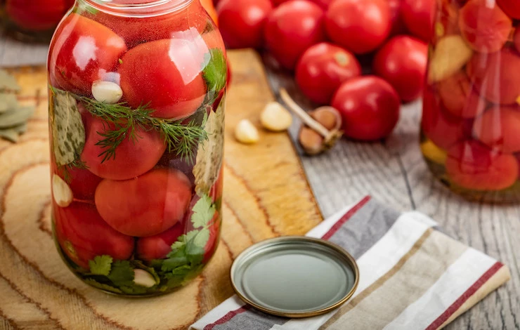 томаты без уксуса в банке