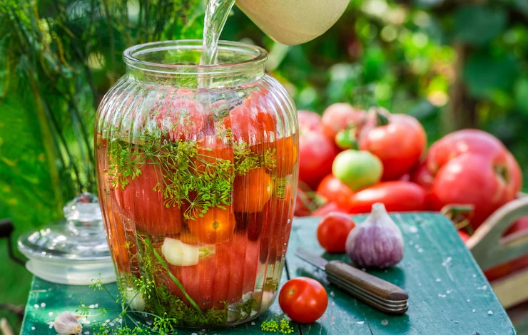 томаты без уксуса на зиму