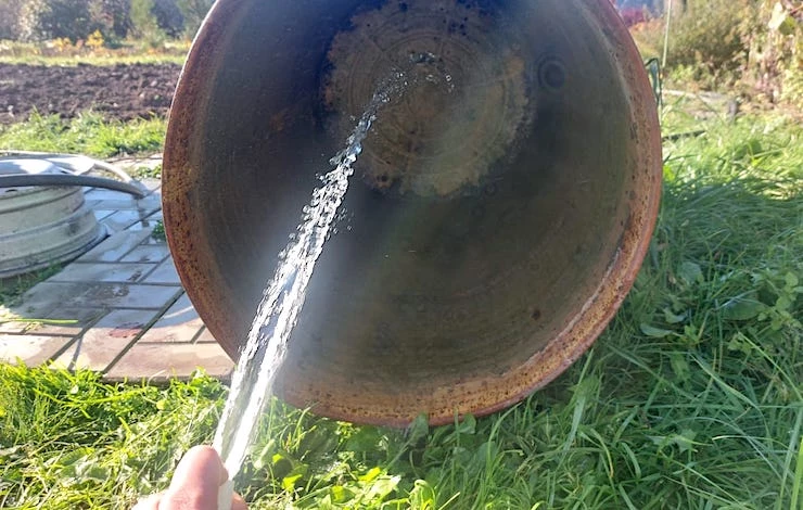 подготовка металлической бочки к зиме