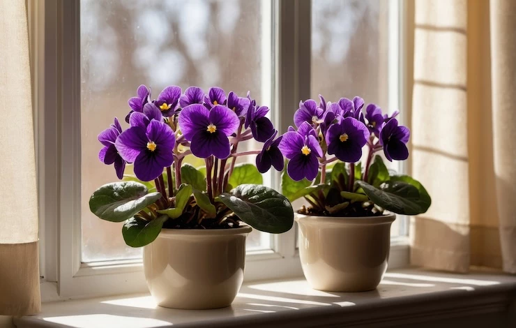 полив фиалок в декабре