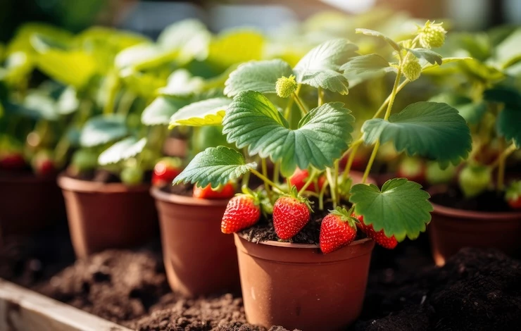 посадка клубники на рассаду в январе