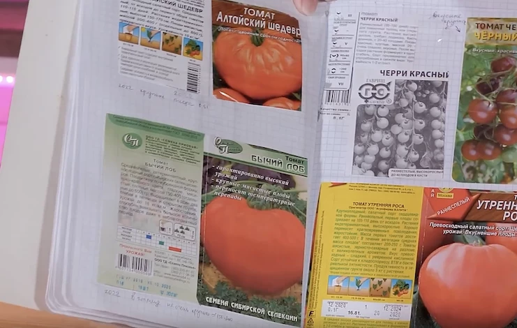 расчет семян за сезон